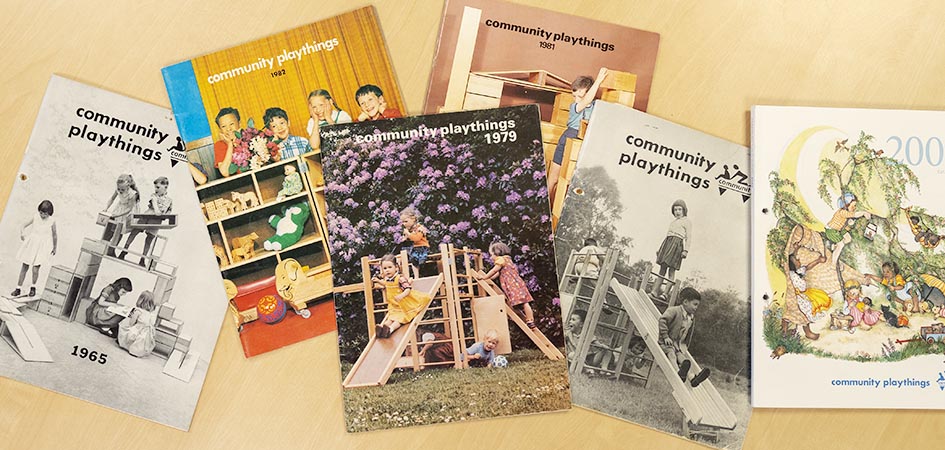 Historische Kataloge von Community Playthings