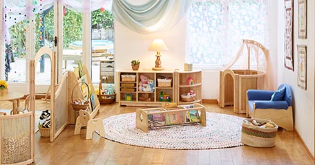 Beautifully arranged nursery room