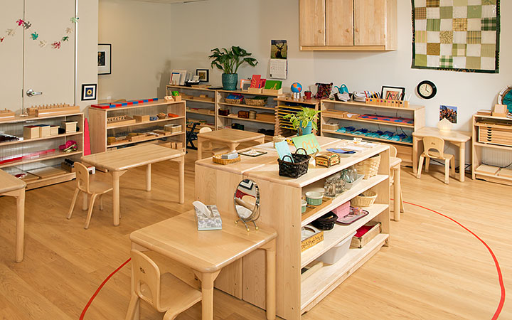Montessori Lernumgebung in einer Kita