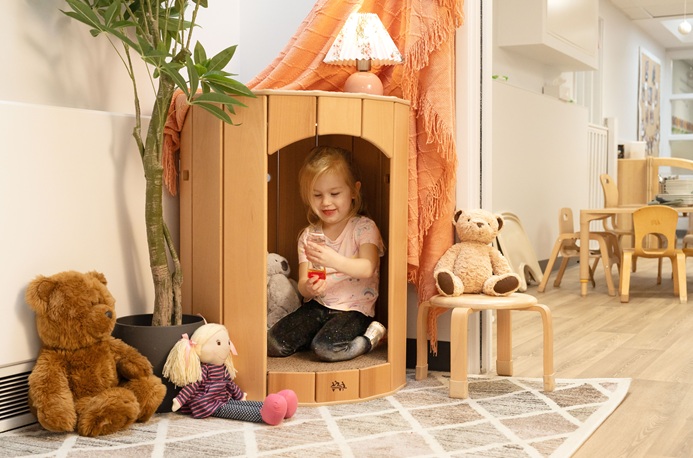 Kind im Rückzugsbereich