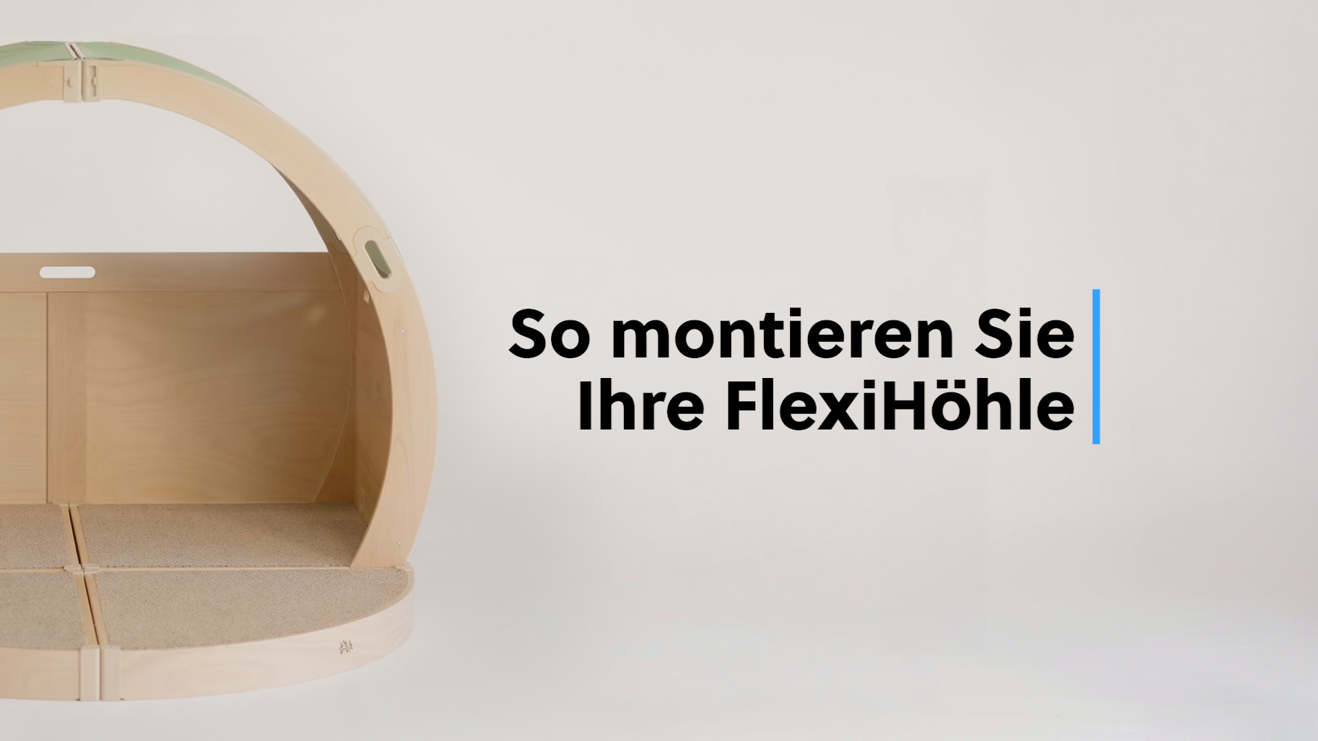Montage und Abbau der FlexiHöhle