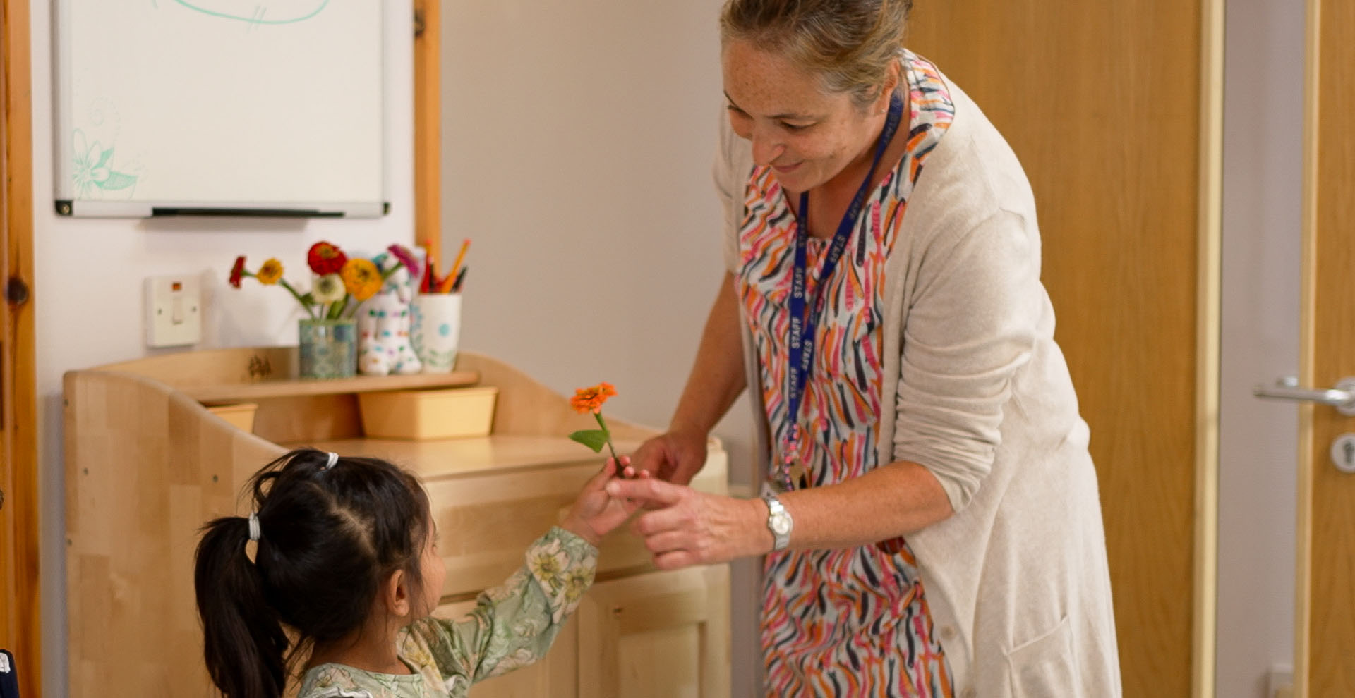 Teacher station features video