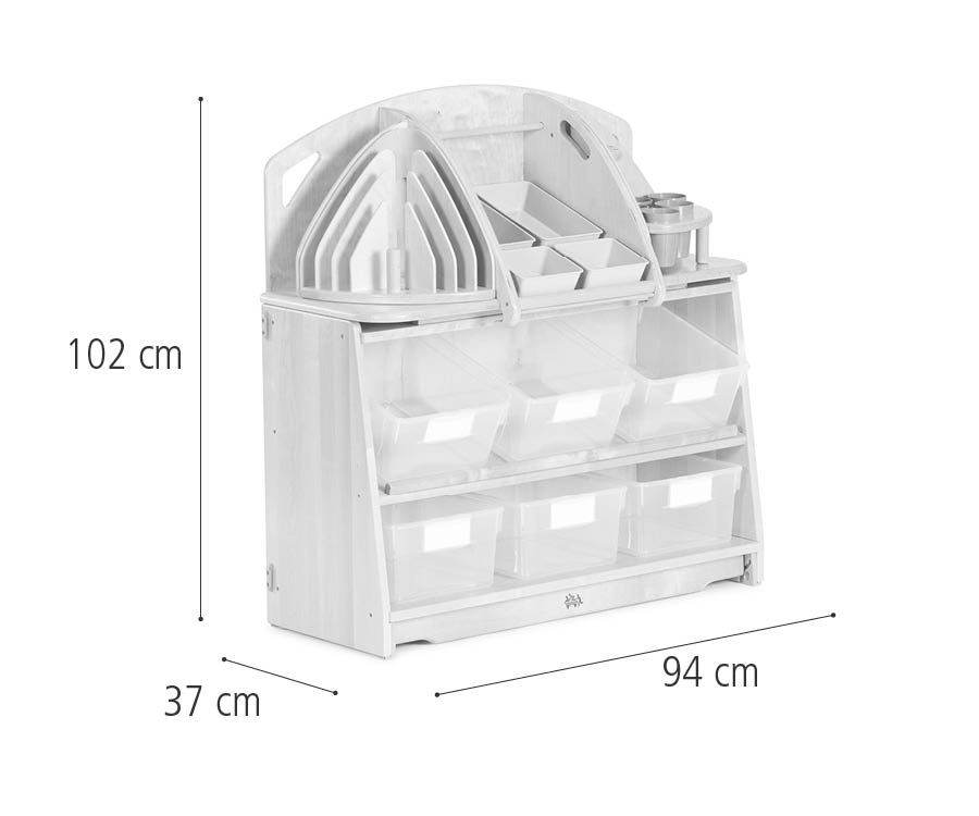Creative unit 3 w/ Totes or Baskets dimensions