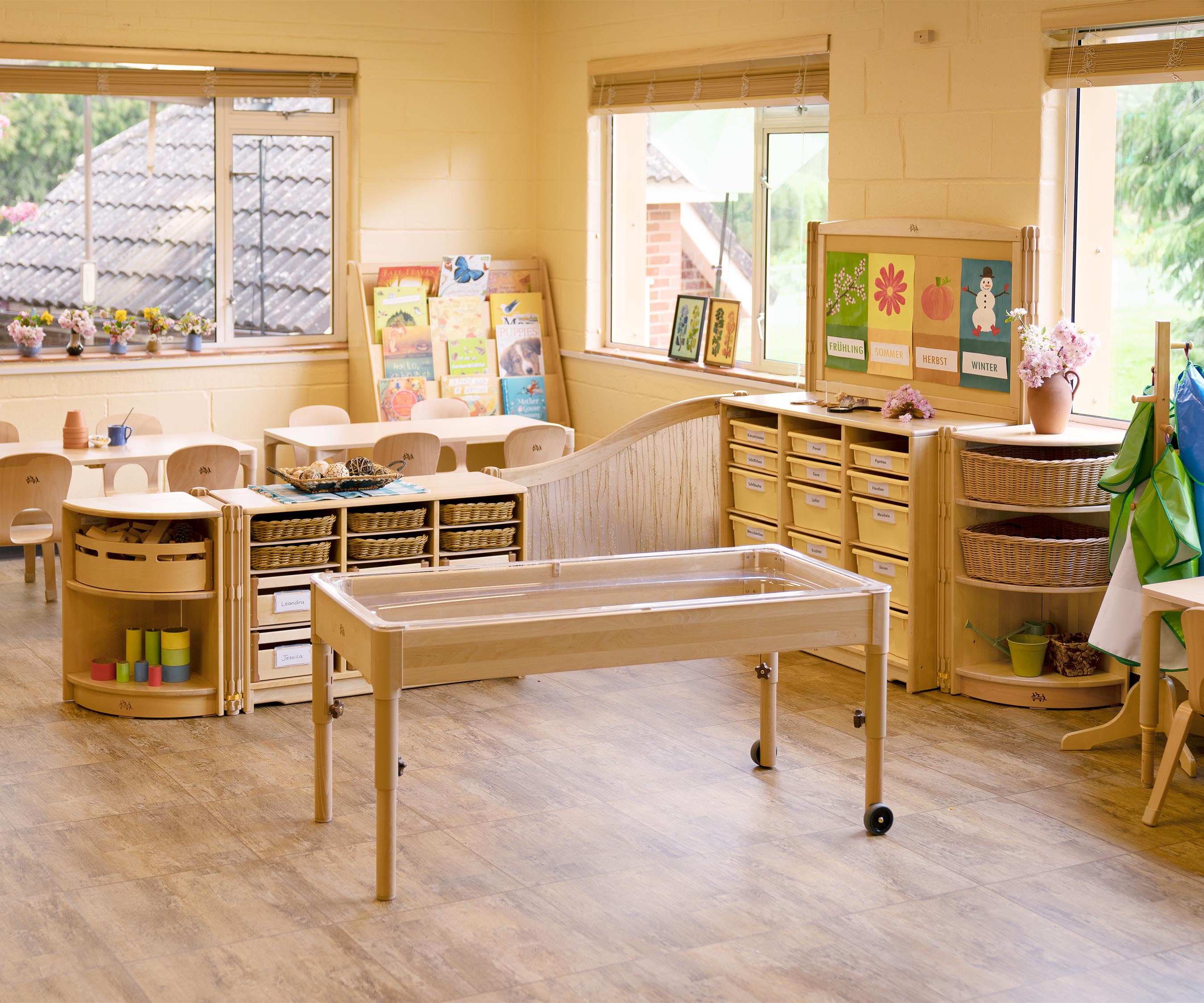 Großer Sand- und Wassertisch mit Einzelwanne 1