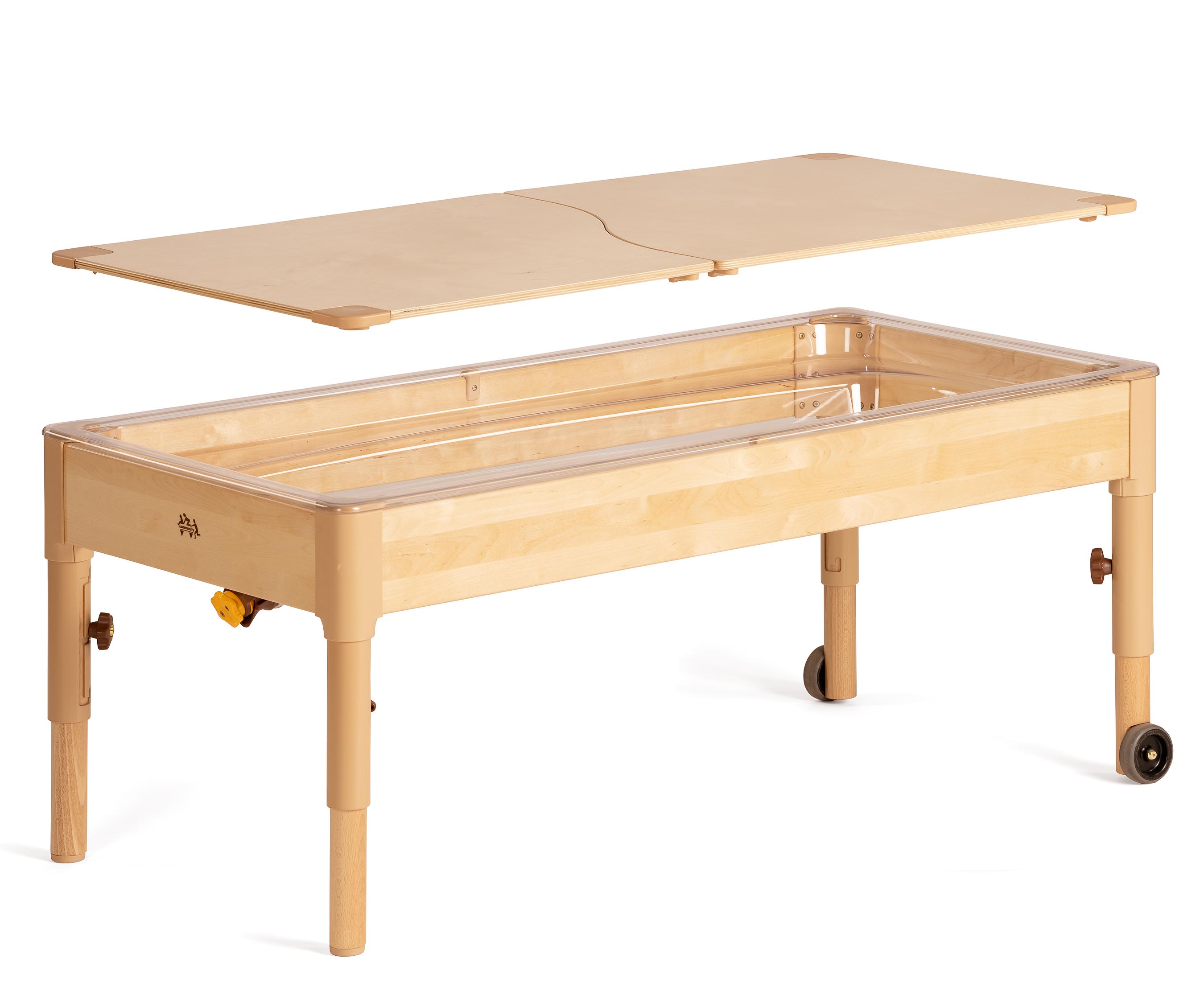 Großer Sand- und Wassertisch mit Einzelwanne