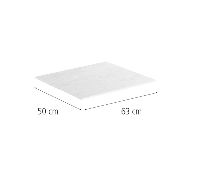 G245 Two additional shelves, wide dimensions