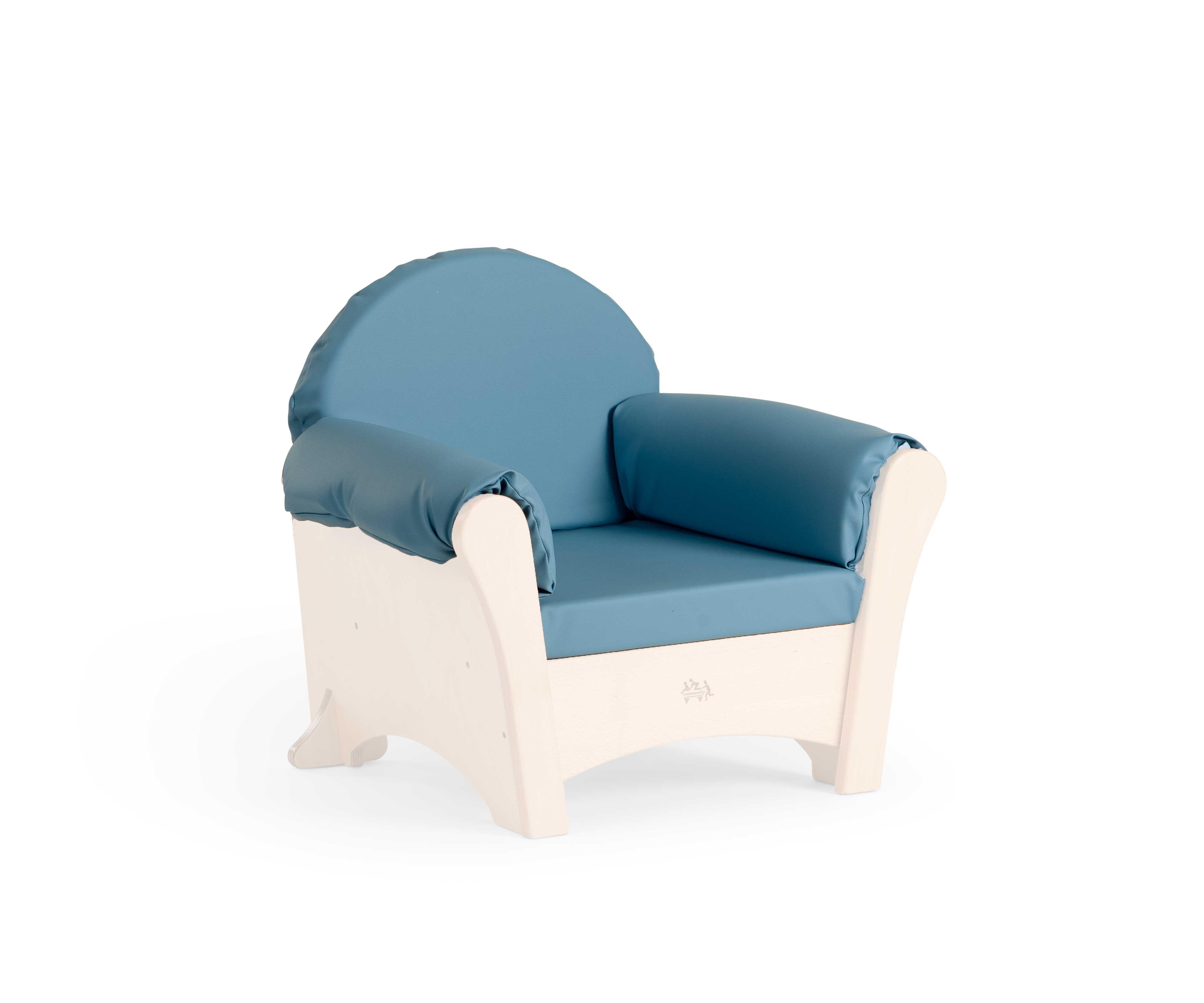 Childs sofa cushion blue