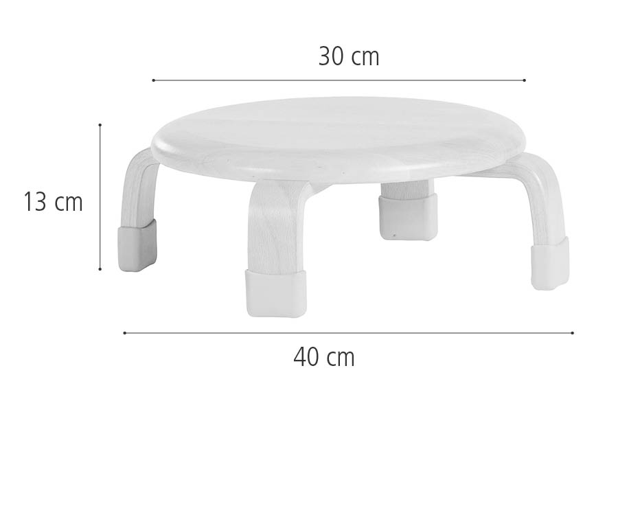 Abmessungen des 13 cm Stapelhockers J121