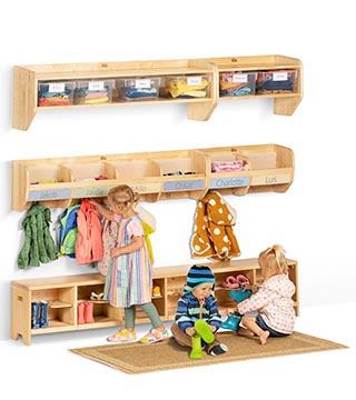 Coat Storage And Benches