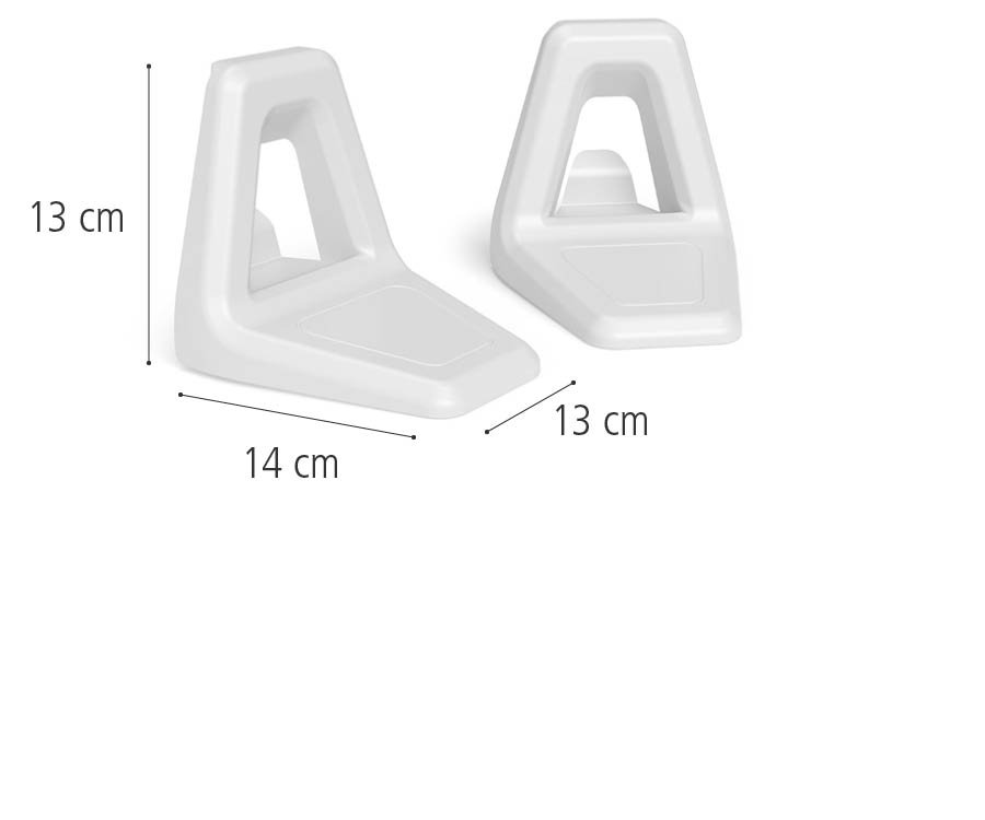 stabiliser feet to make free standing coat storage cubbies