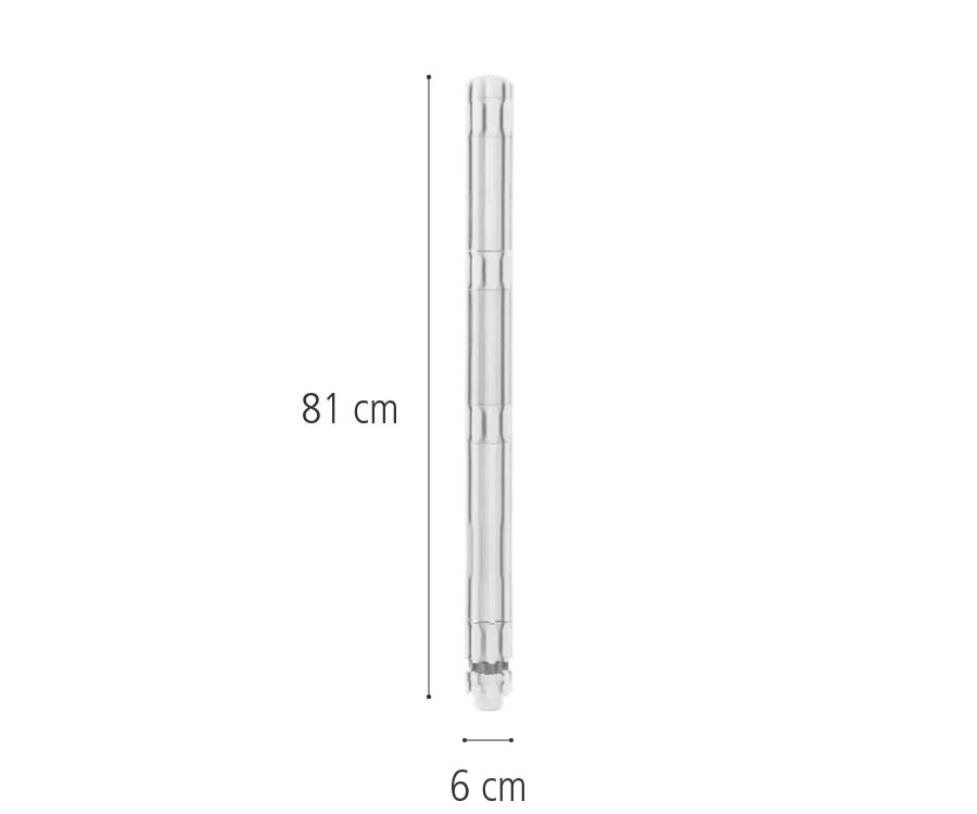 F754 Roomscapes Kunststoff-Pfosten 81 cm Abmessungen