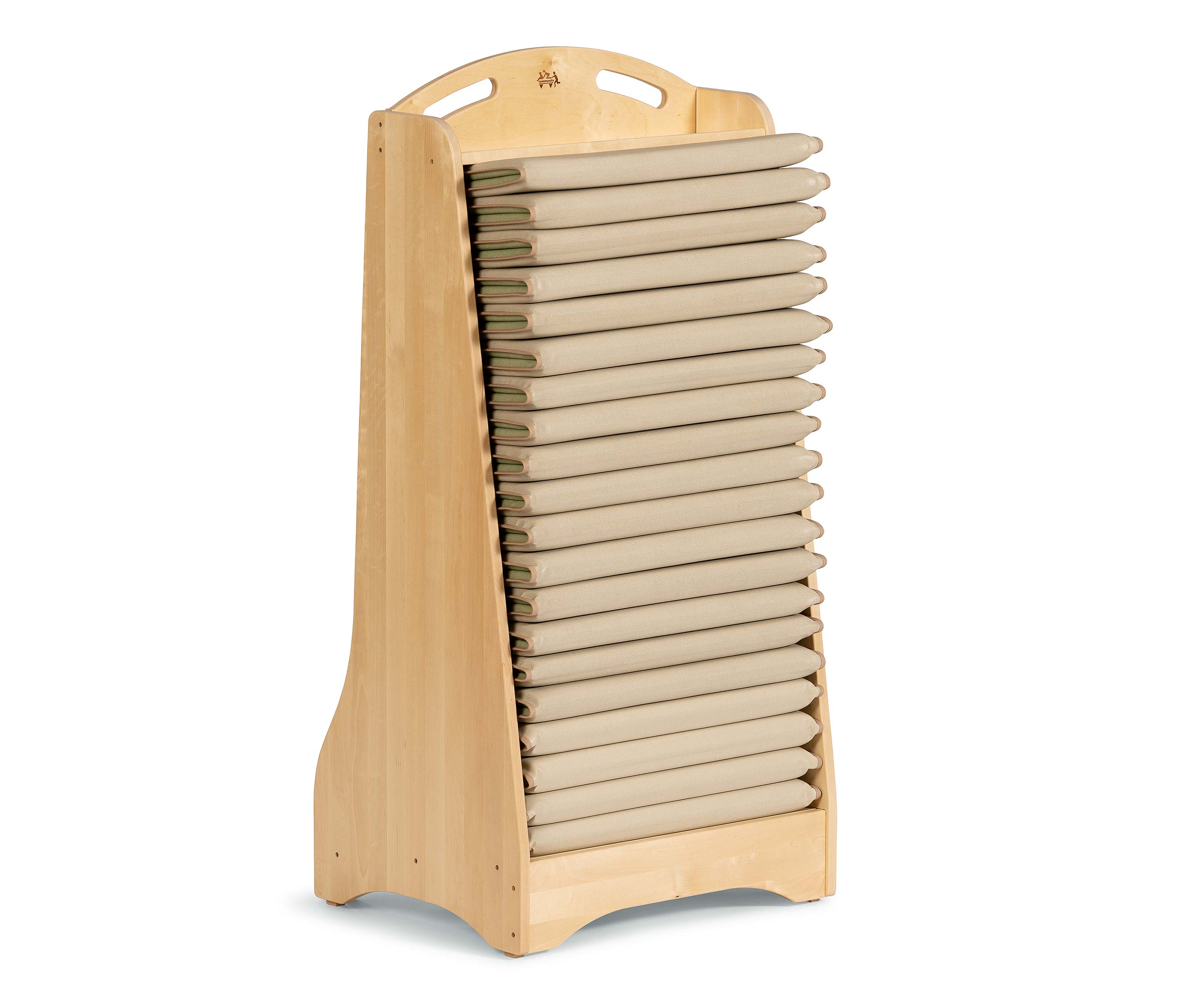 Rest mat stacker w/ 10 Rest mats