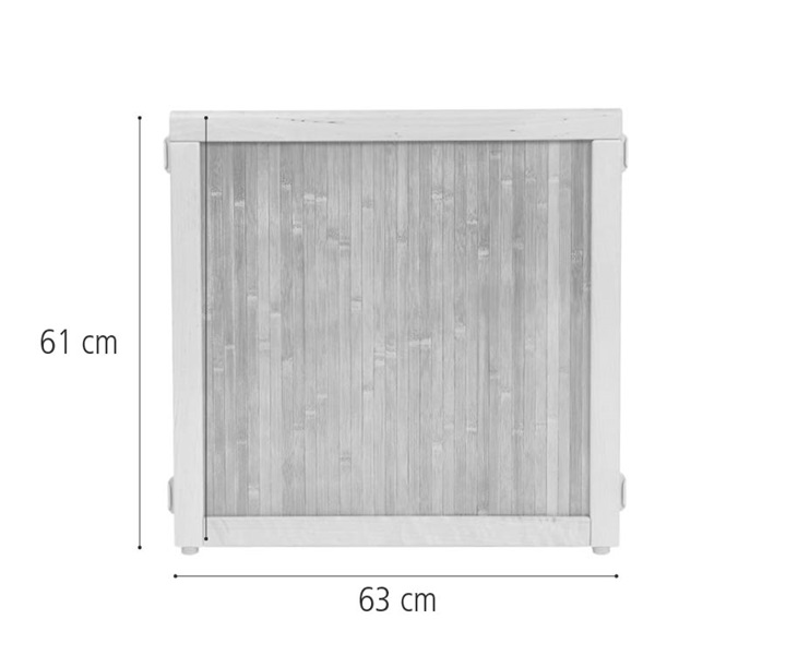 F817 Bamboo panel, 63 x 61 cm dimensions