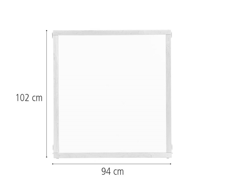 F827 Translucent panel, 94 x 102 cm dimensions