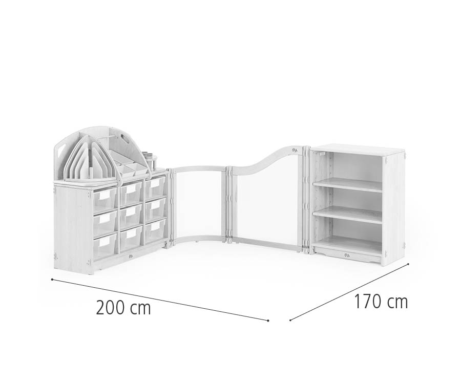 Creativity corner dimensions