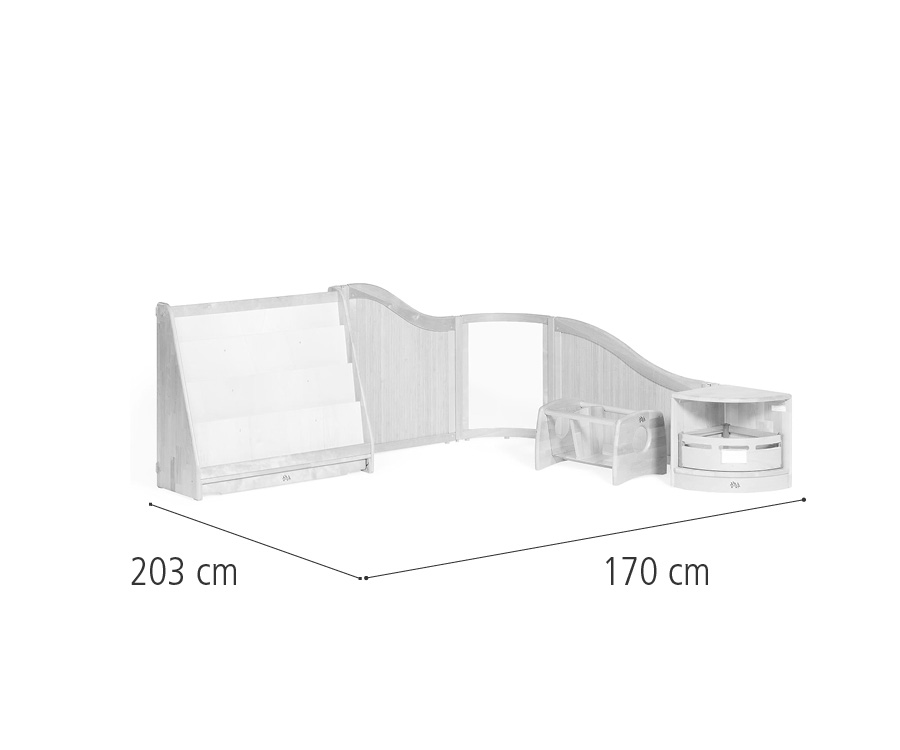 Toddler Book Corner dimensions