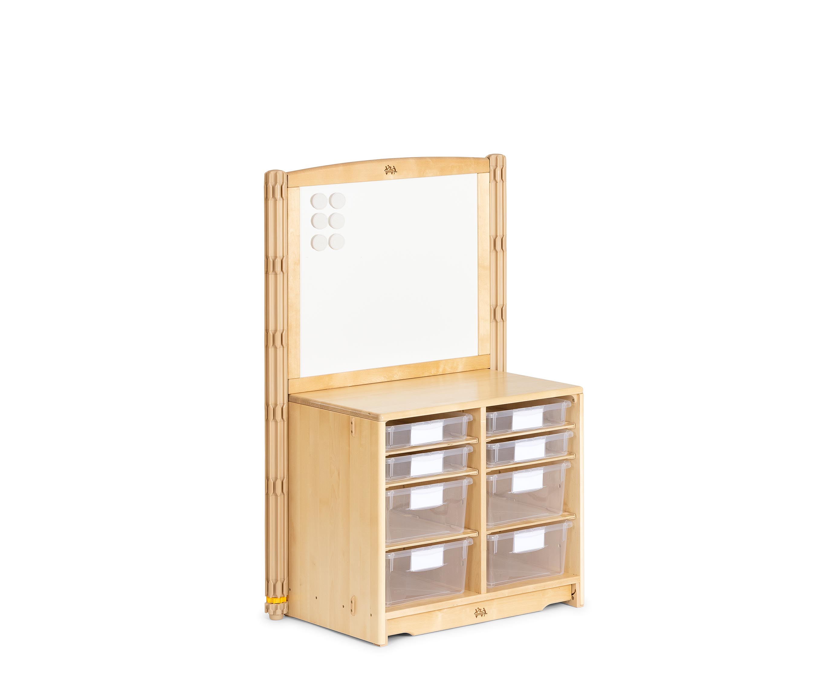 Materialregal mit Whiteboard 71 x 61 cm