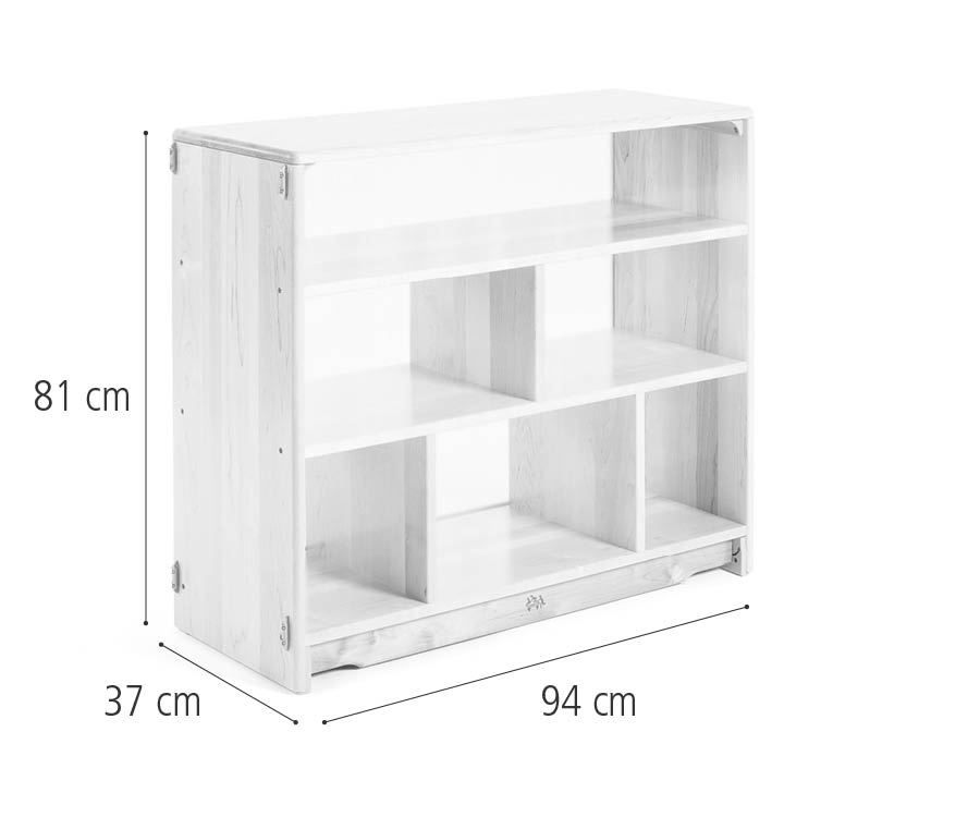 F664 Translucent back shelf 94 x 81 cm dimensions