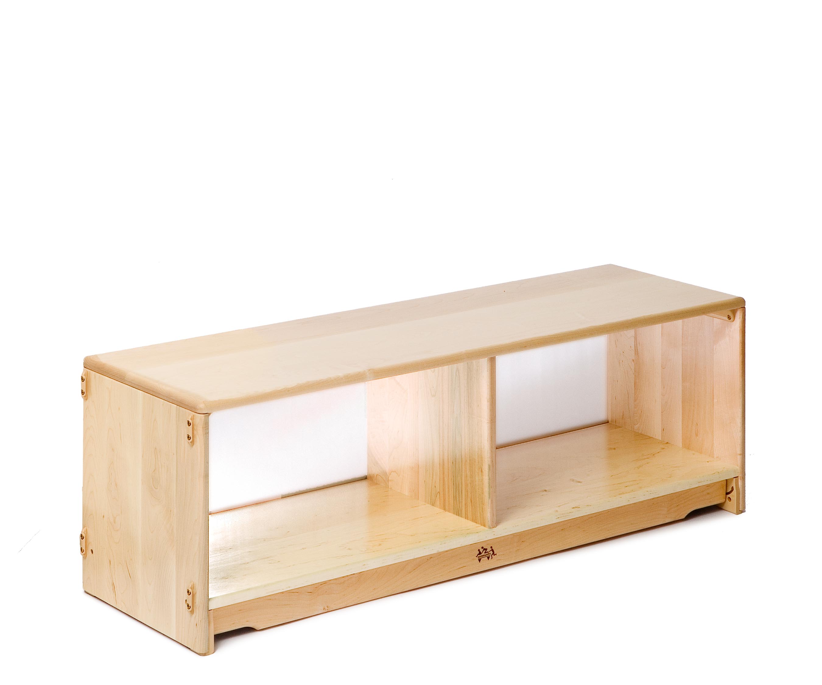Translucent back shelf 124 x 41 cm