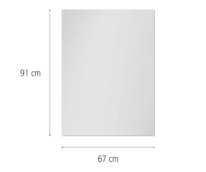 F457 Clear Cover, 67cm x 91cm dimensions