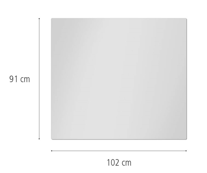 Clear Cover,, 102cm x 91cm dimensions