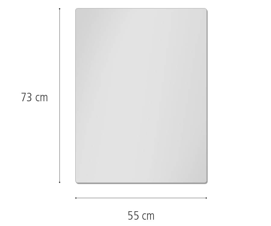 F823 Clear Cover, 73cm x 55cm dimensions