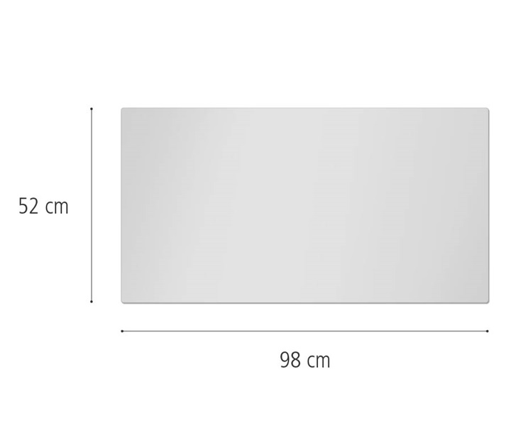 F825 Clear Cover, 52cm x 98cm dimensions