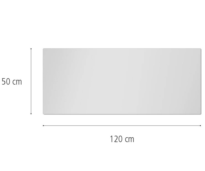 F853 Clear Cover, 120cm x 50cm dimensions