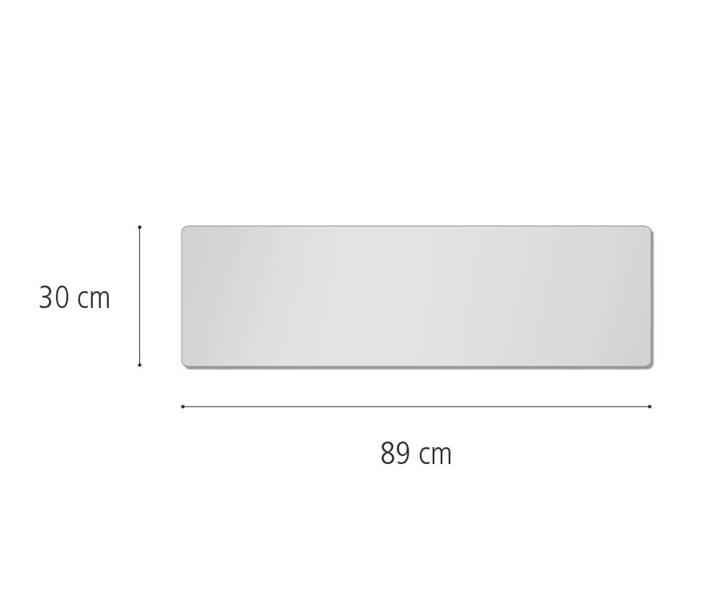 F858 Clear Cover, 89cm x 30cm dimensions
