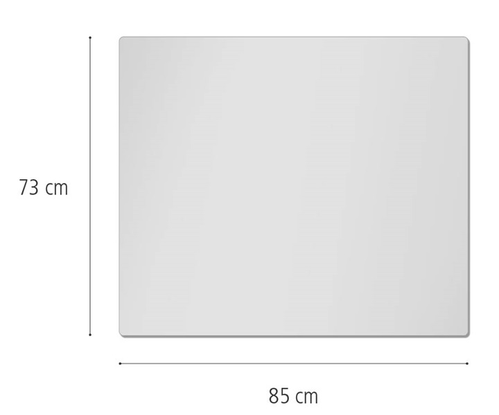 Clear Cover, 85cm x 73cm dimensions