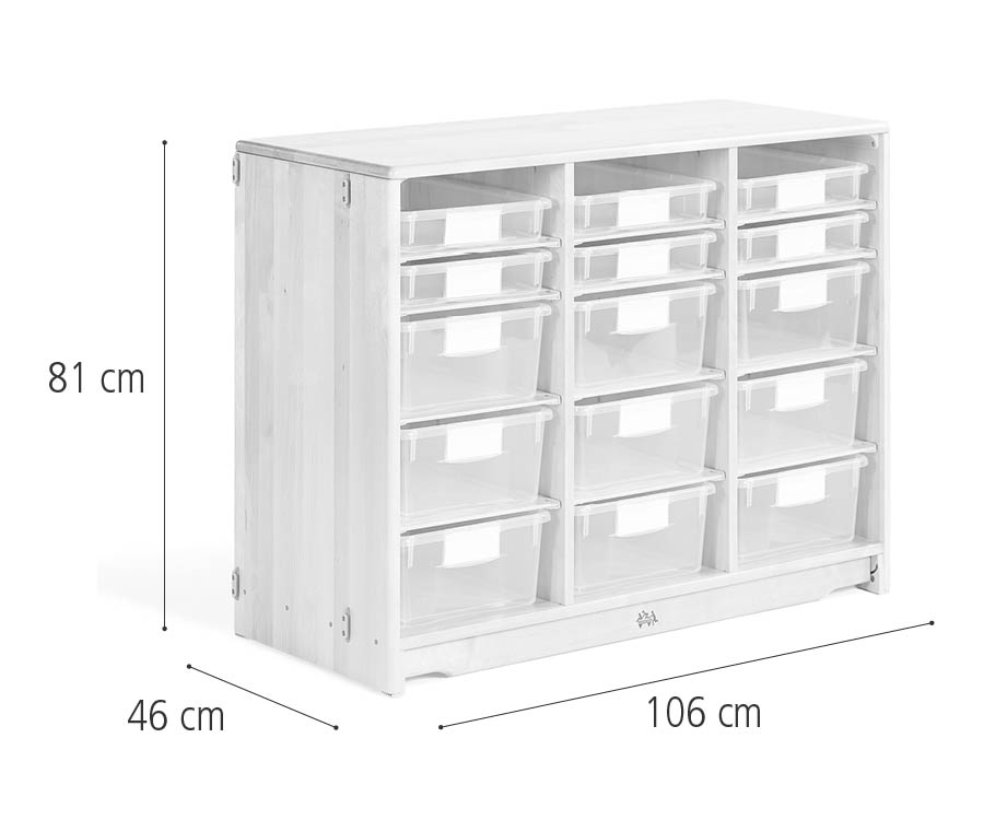 Tray unit, 106 x 81 cm w/Trays dimensions