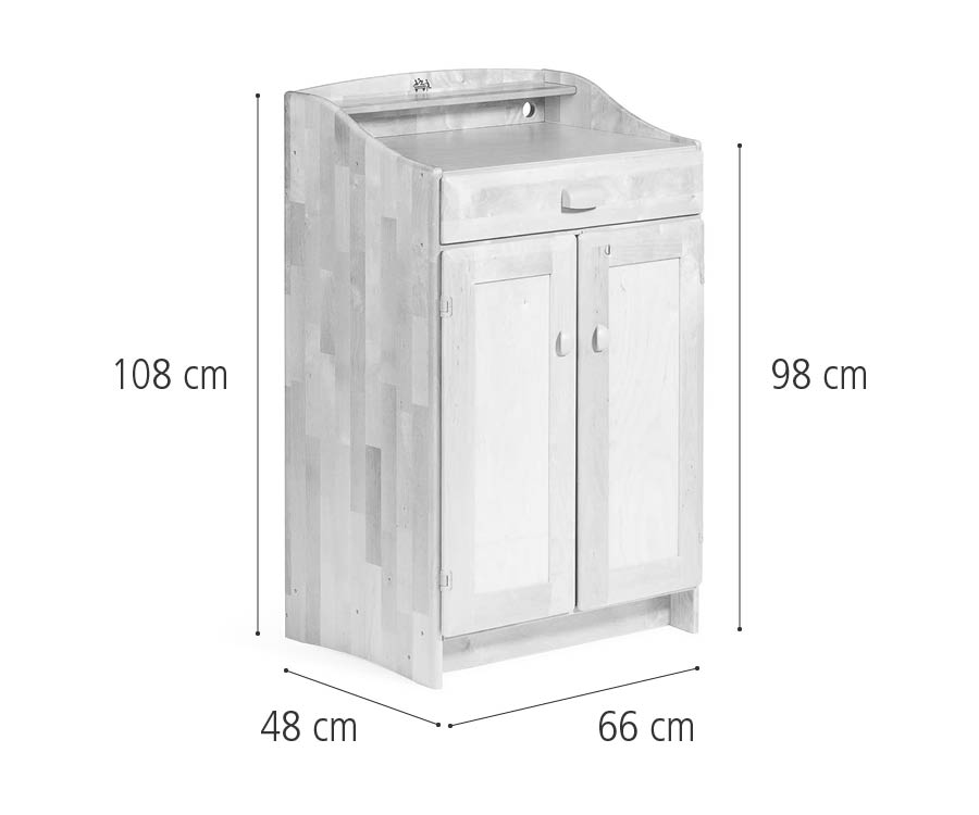 Abnessungen des Stehpults H870