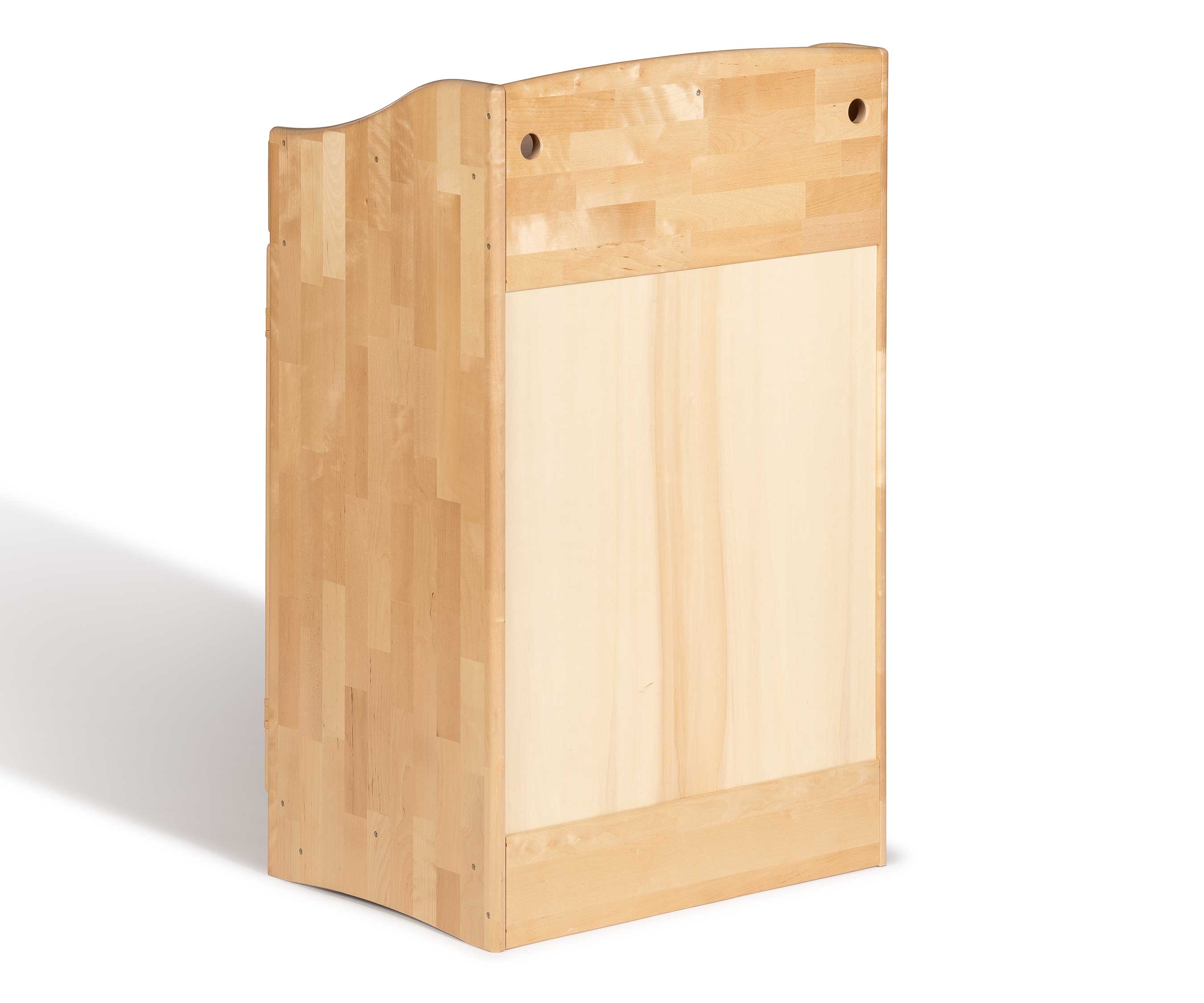 Rückseite des Stehpults