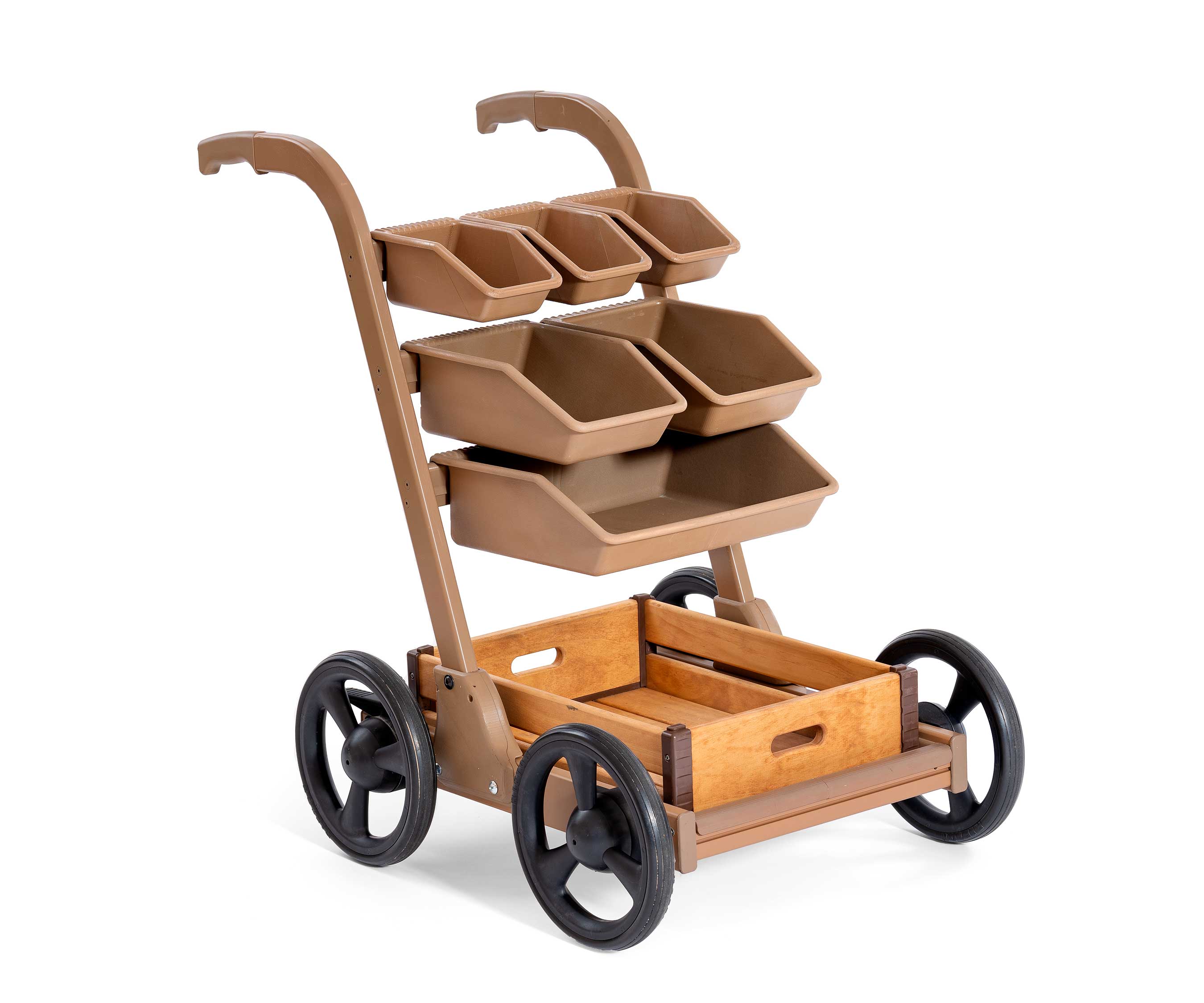 W504 Outlast Kunst-Trolley-Symbol auf weißem Hintergrund