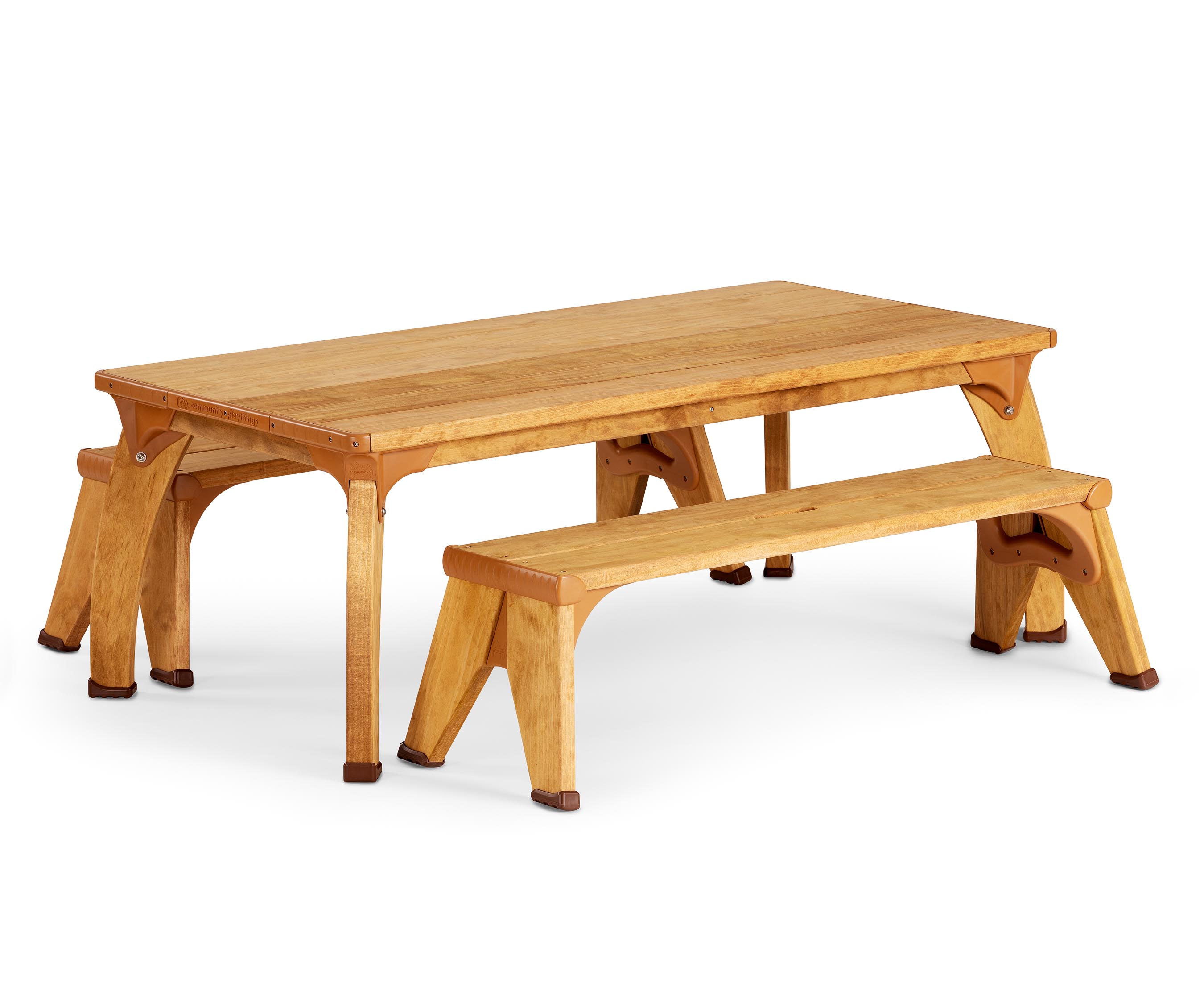 School rectangular play table set