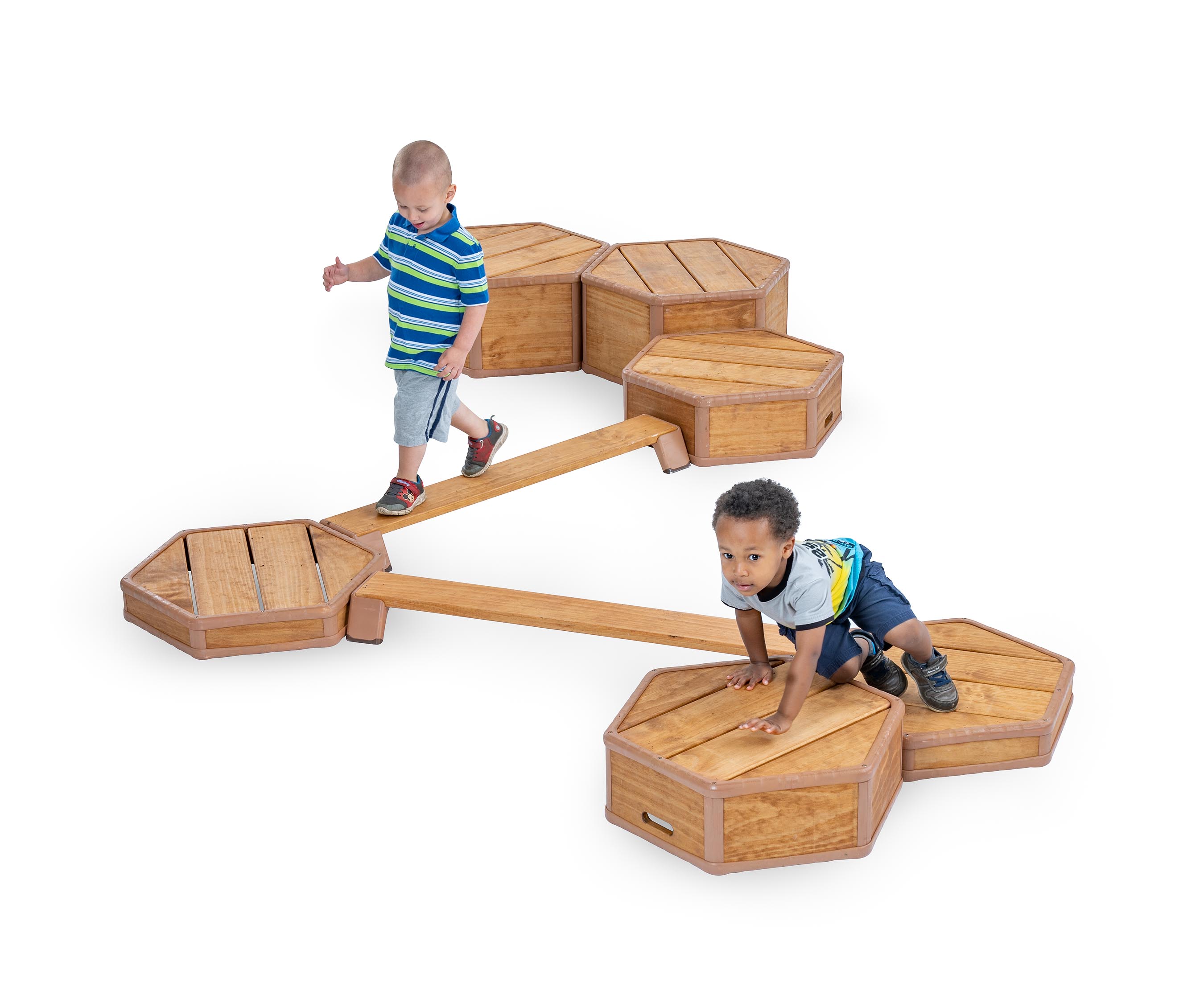 W480 Toddler climbing set in use