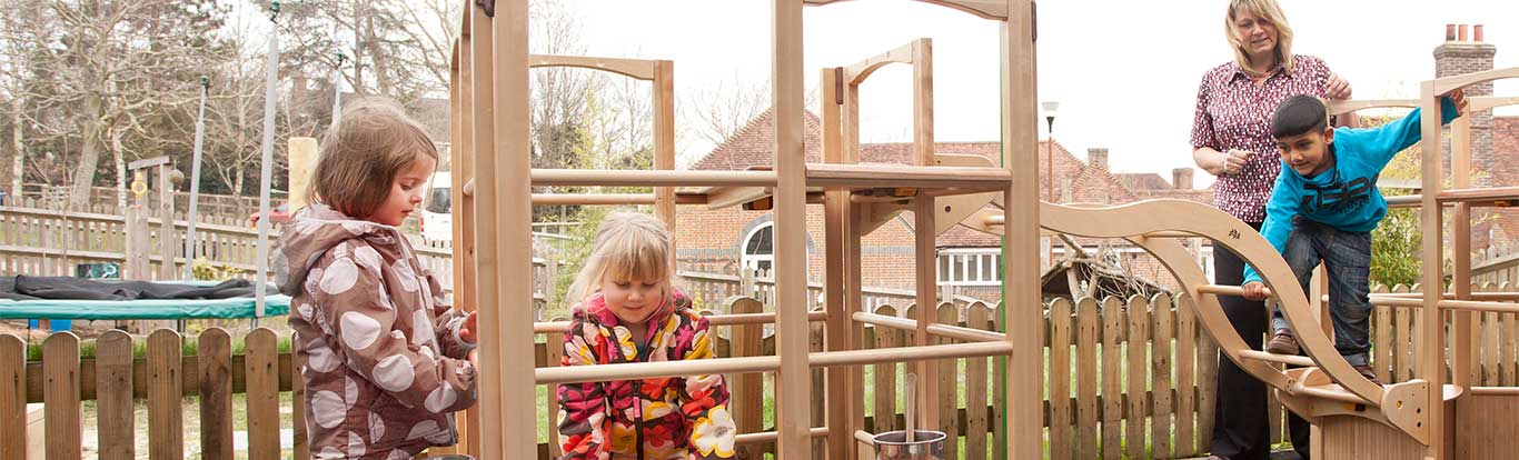 Kletterhaus with kids