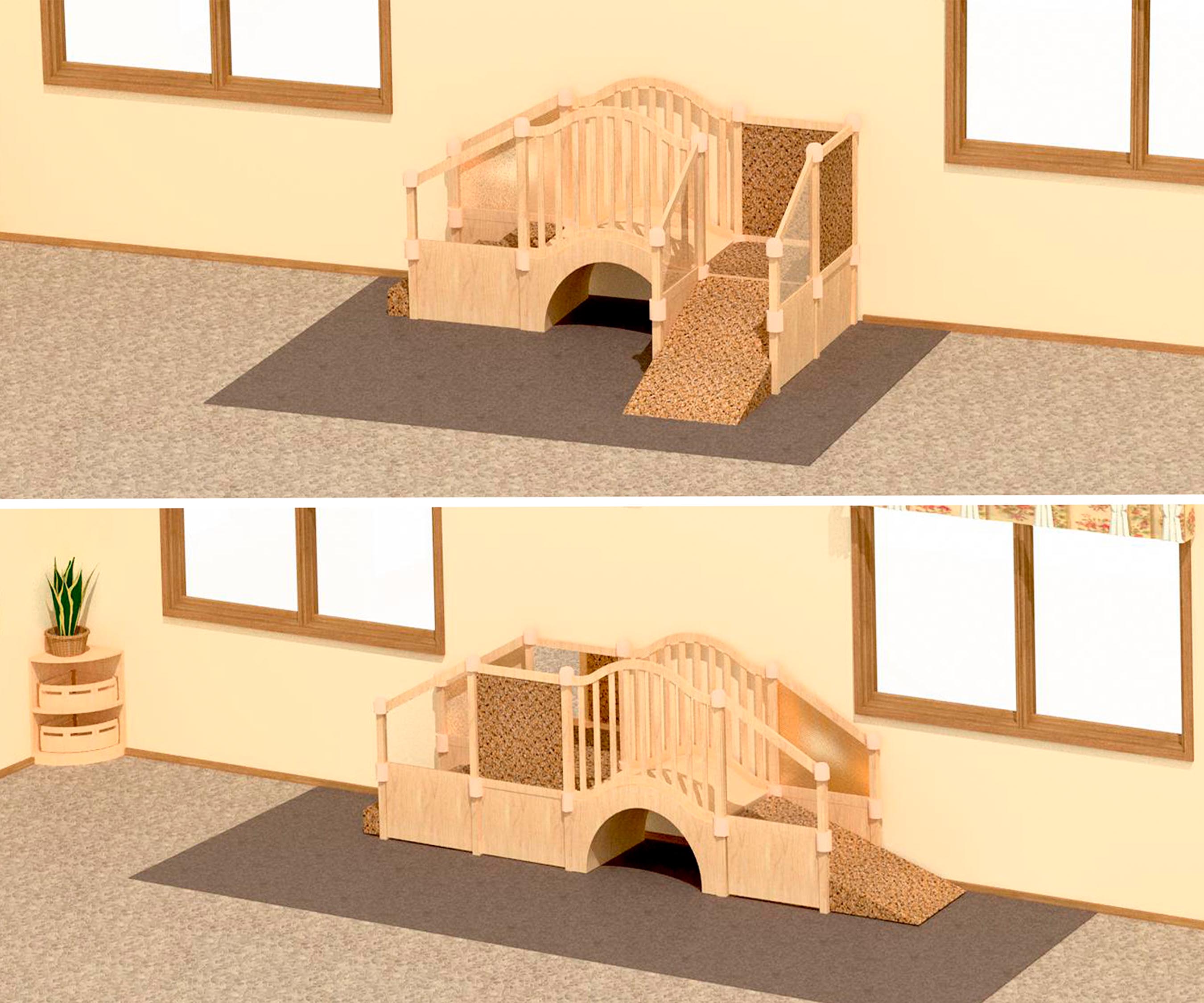 G836 Billy goat&amp;apos;s bridge with ramp 2