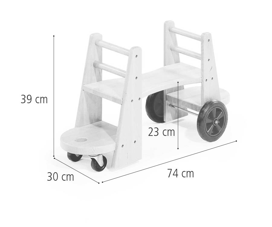 P60 Three Push me-pull me dimensions
