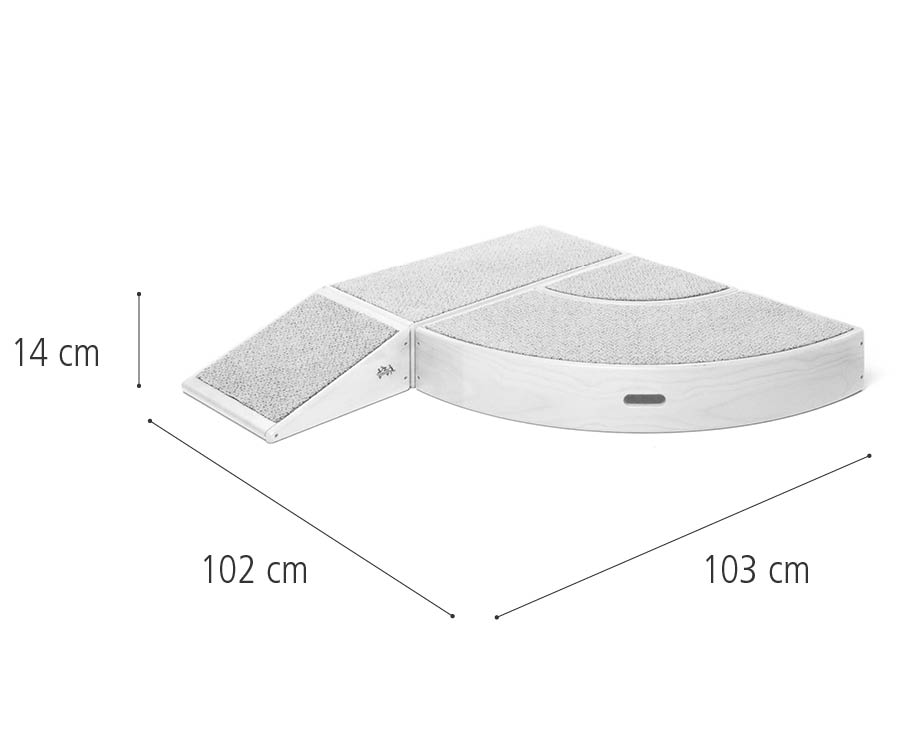 C965 Small corner stage dimensions