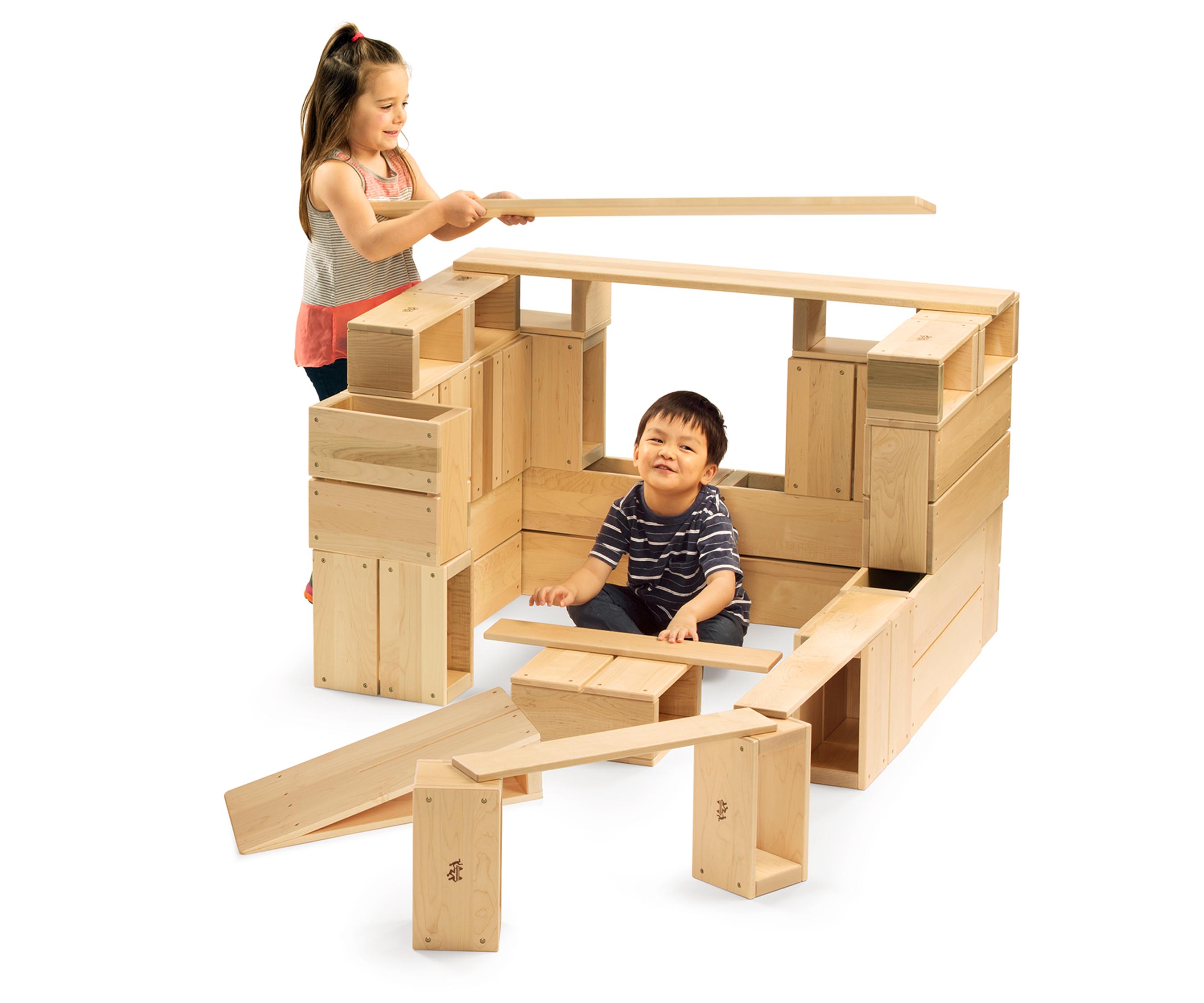 B551 Half preschool set Hollow blocks 1