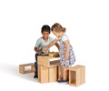 2 kids with hollow blocks