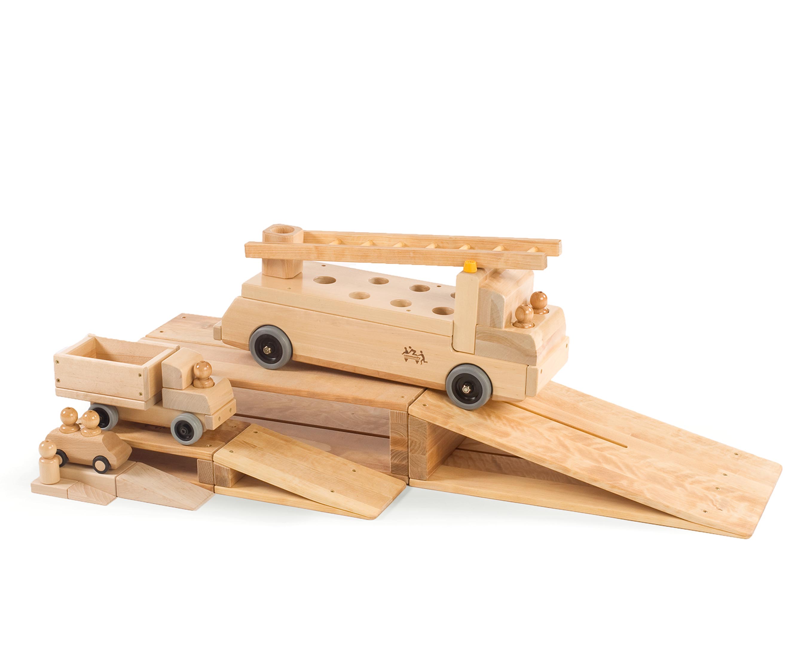 Bausteine von Community Playthings beruhen auf einem einheitlichen Größenmaß