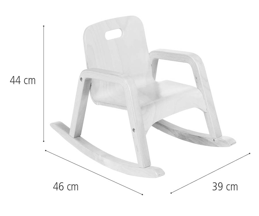 J940 Child's rocking chair dimensions