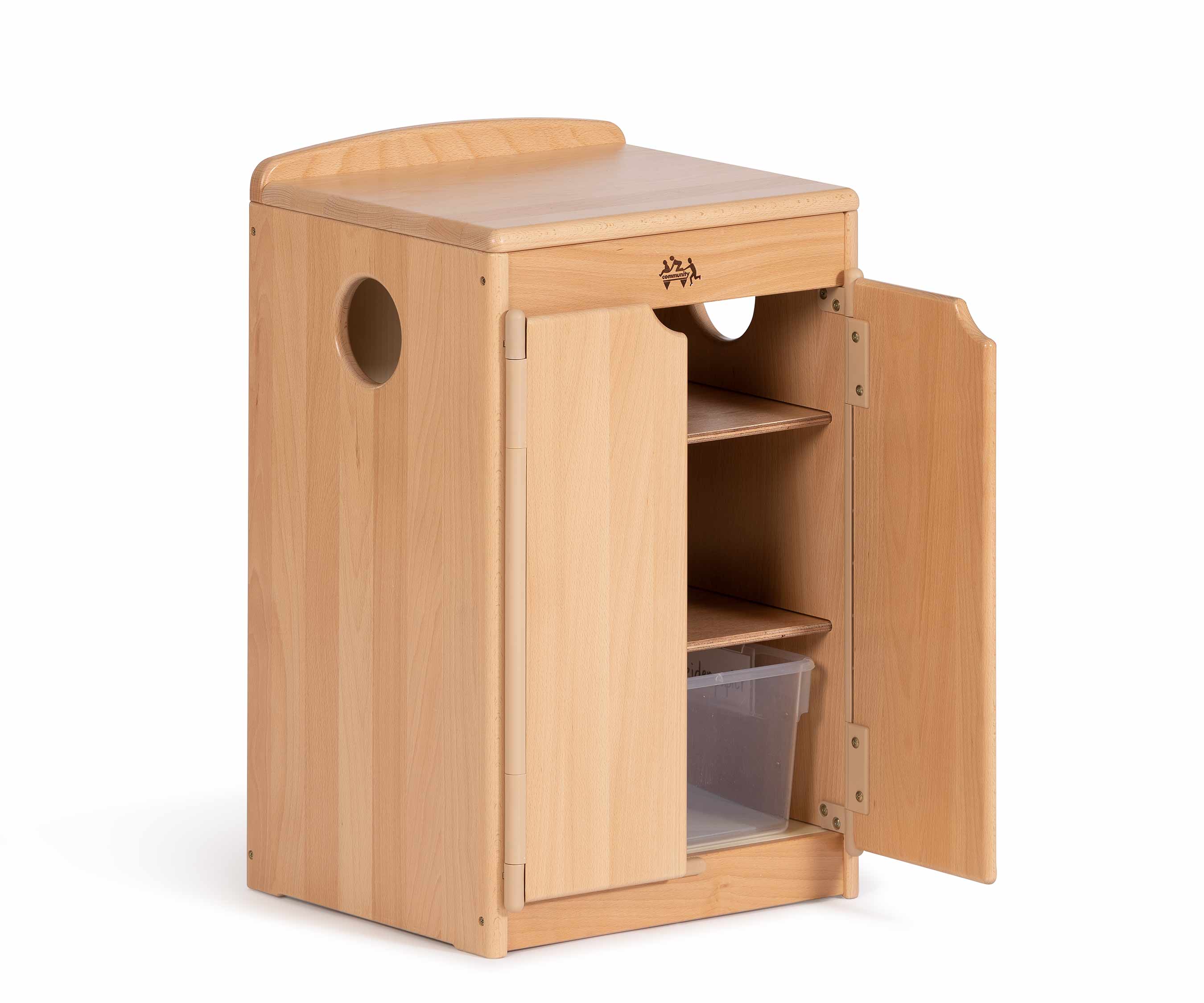 Fridge with open door