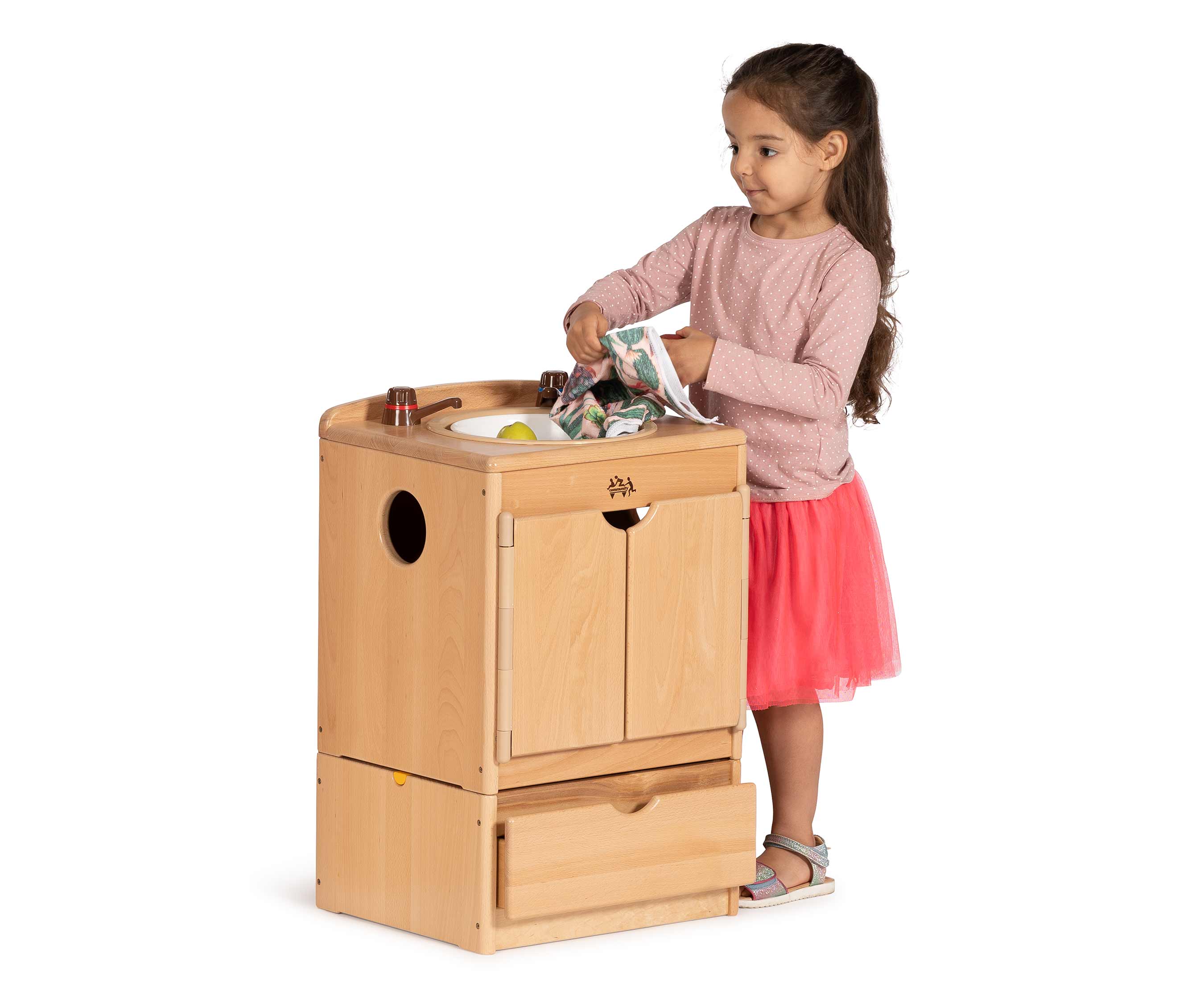 Sink and Drawer with child