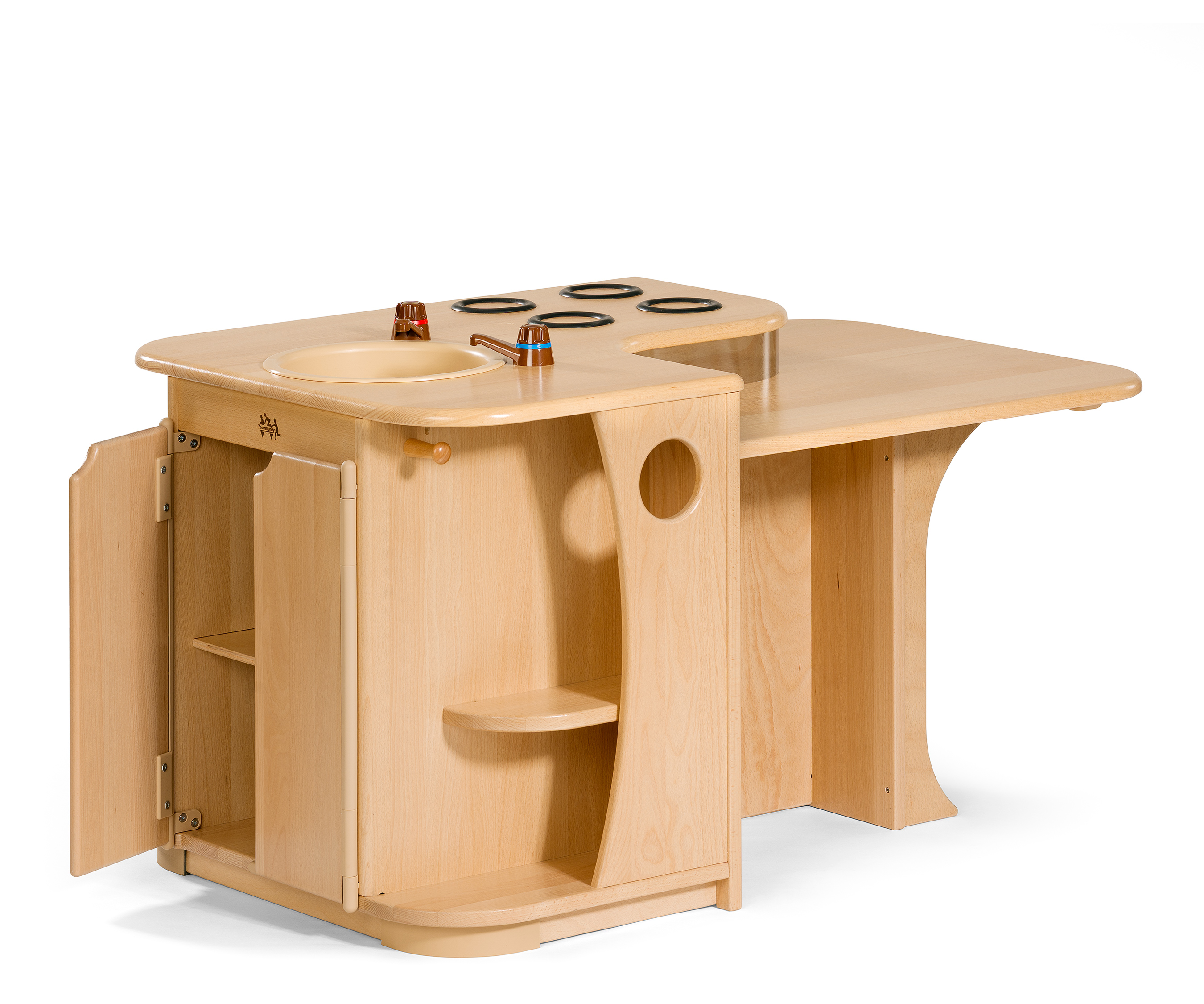 The High Kitchen Island role play sink and counter combo