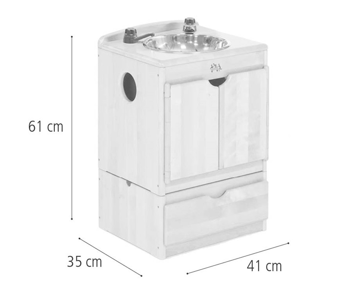 C512 Sink and Drawer dimensions