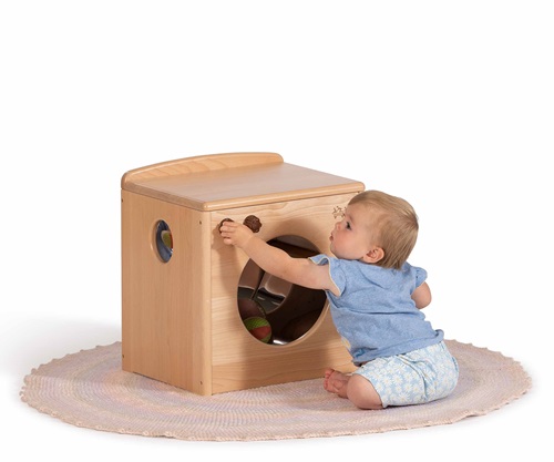 Child playing with Washing machine